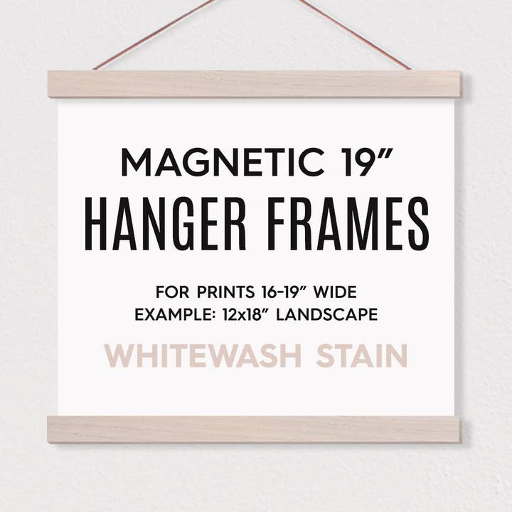 19" MAGNETIC Poster Hanger Frame™ for 12x18" Landscape for wholesale by Hanger Frames