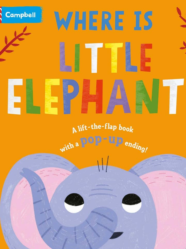 Where Is Little Elephant? Lift-The-Flap Pop-Up Book for wholesale by Macmillan Publishers
