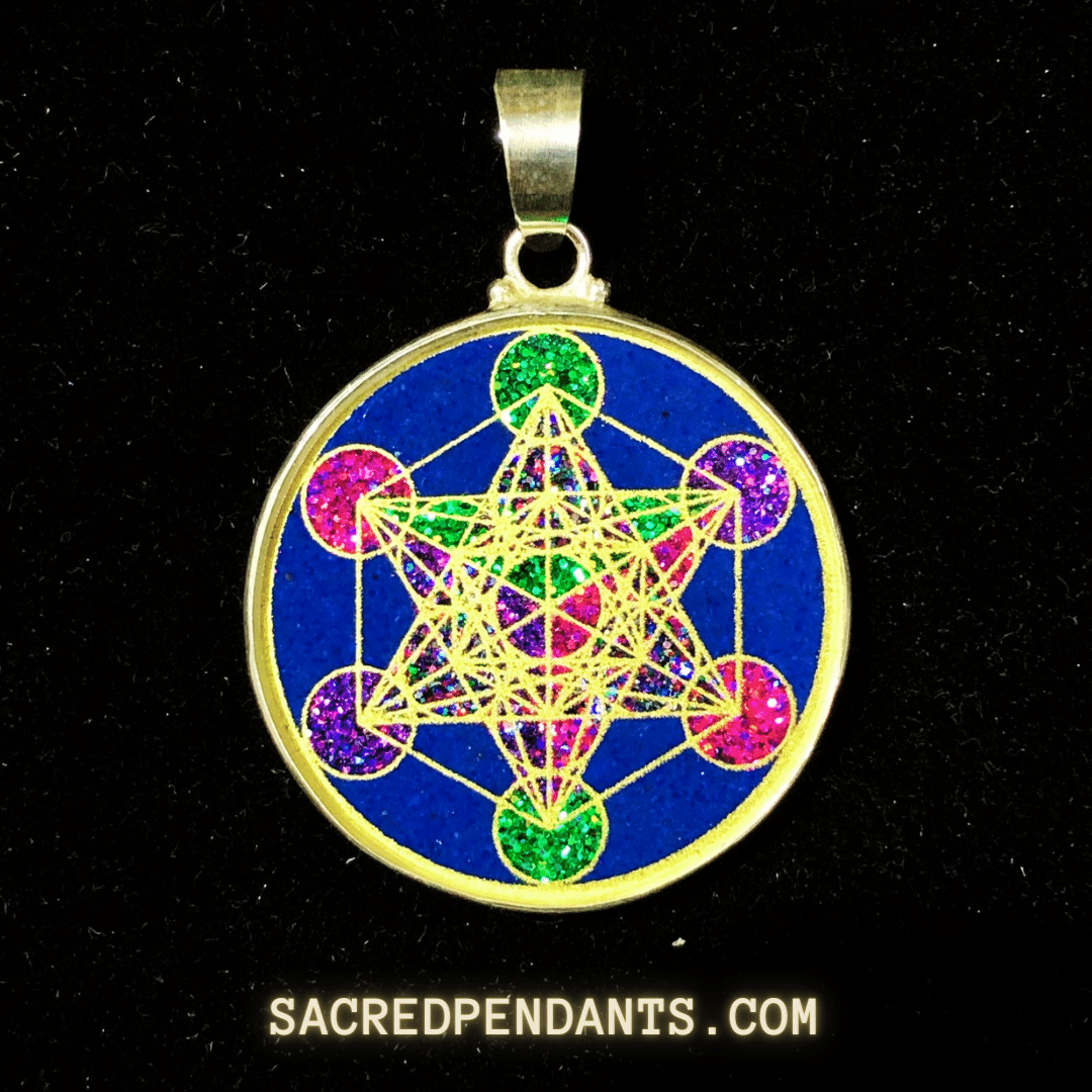 Sacred Pendants - Wholesale Individual Charm/Pendant - Metatron’s Cube -Sacred Geometry Gemstone Pendant7