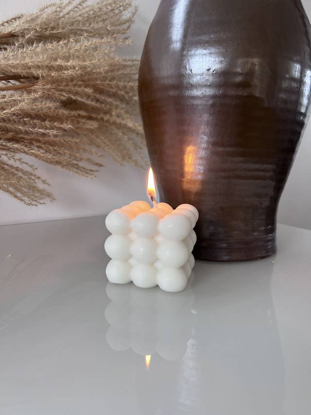 Bougie Bubble - Bougie Moulée pour la vente par La Casa des Bougies