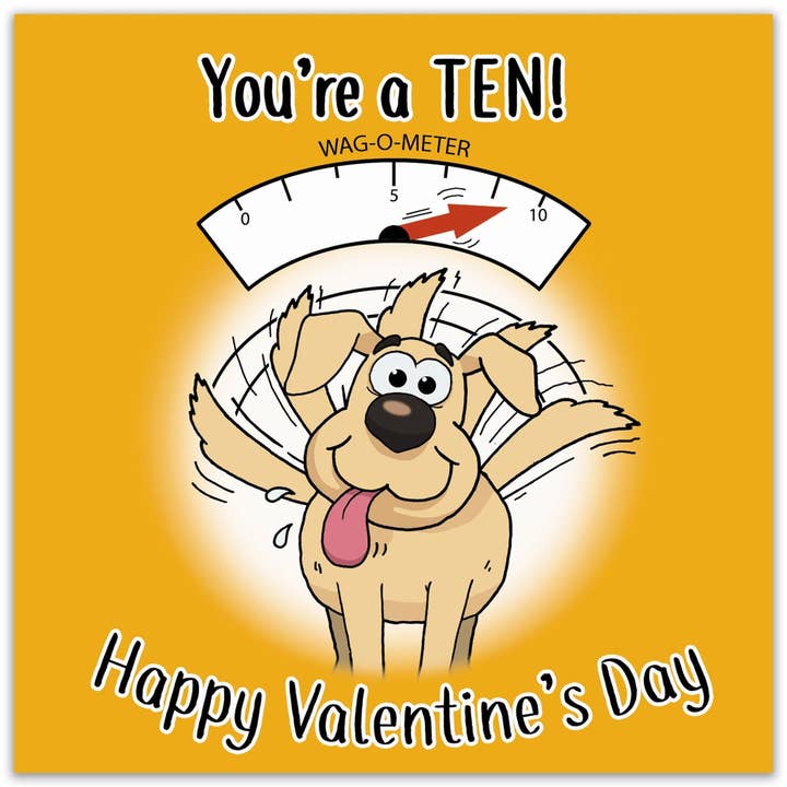 Twizler Ltd - Vendita all'ingrosso Biglietti per San Valentino - Divertente biglietto di San Valentino dal cane