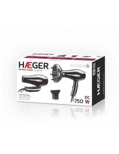 Haeger – Engroshandel Hårtørrer – Travel-tørrer PERFECT TRAVEL - 750 W1