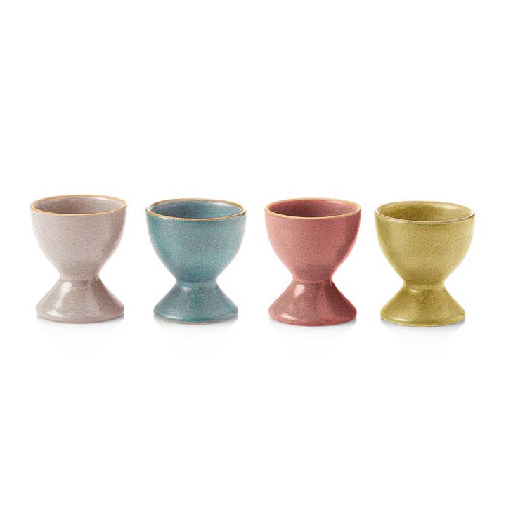 SERRV International - Wholesale Egg Cup/Holder - Ceramic Egg Cups - Set of 4