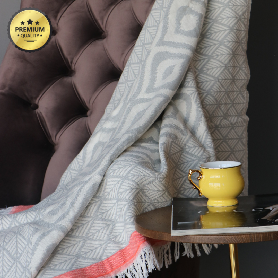 DNZ Textiel B.V. - Wholesale Throw Blanket - Asude | Turkish Cotton Throw Blanket | 135x170 cm5