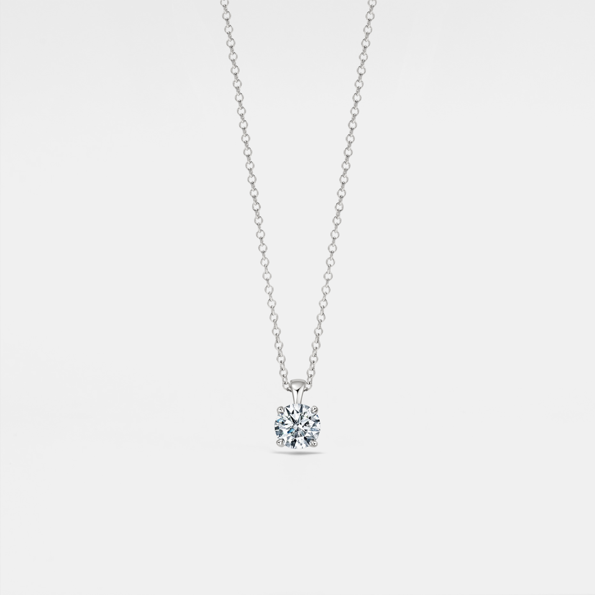 Perimade & Co. LLC – wholesale Hänge-/berlockhalsband – Solitaire Moissanite hänge halsband i 925 Sterling Silver2