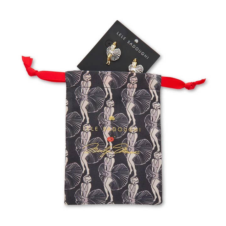 Lele Sadoughi - Vente Broches - ROUGE À LÈVRES ROUGE LELE SADOUGHI X MARILYN MONROE PAVE KISS BROOCH