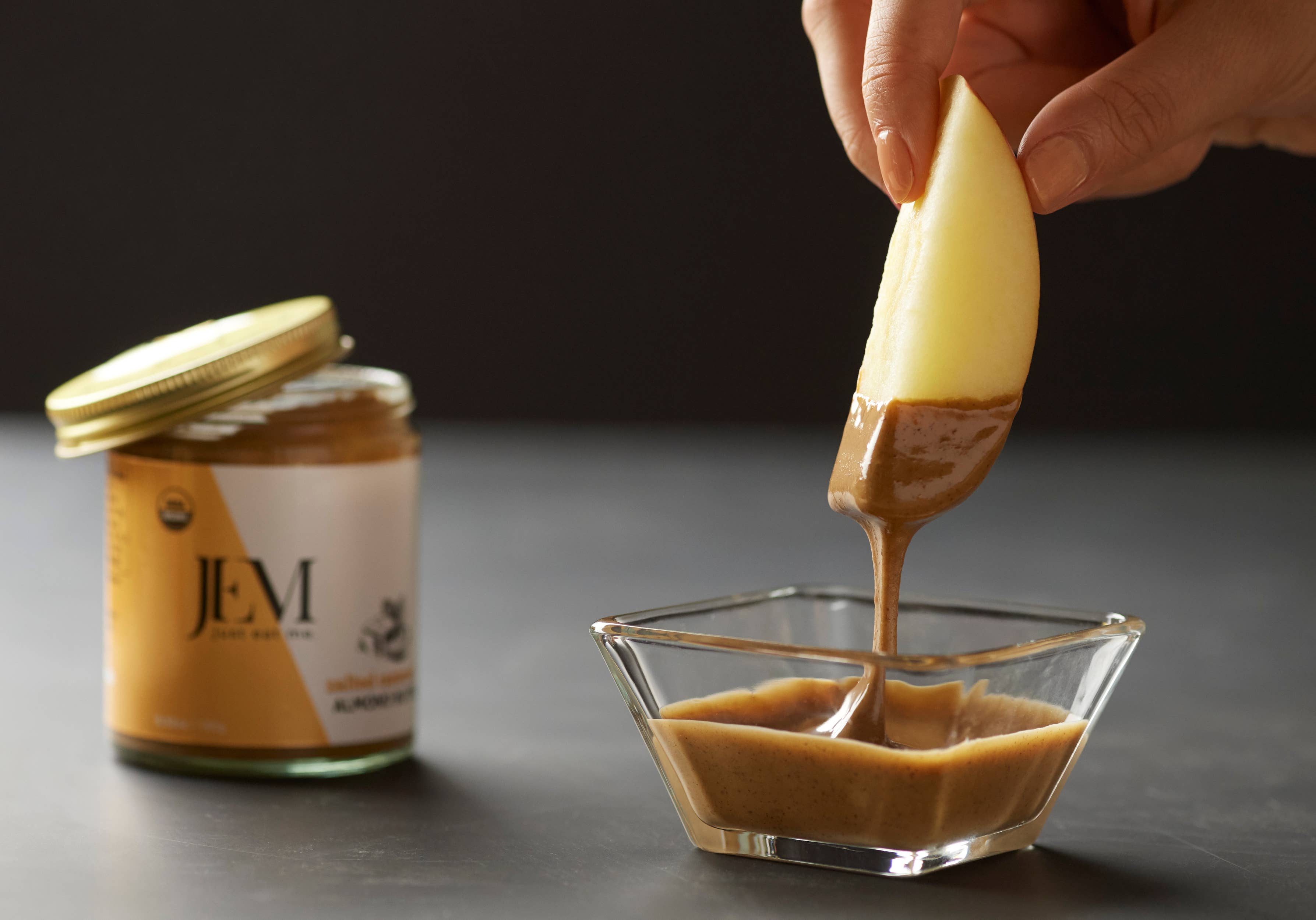 JEM Organics - Wholesale Nut Butter - 6.52 oz JEM Organics Salted Caramel Almond Butter5