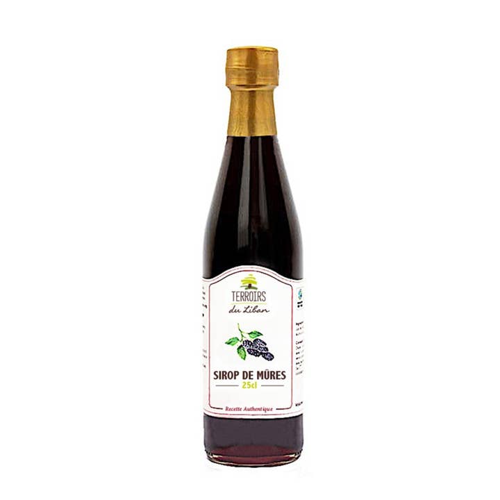 Mulberry Syrup - Drinks - Summer - 25cl for wholesale by Terroirs du Liban