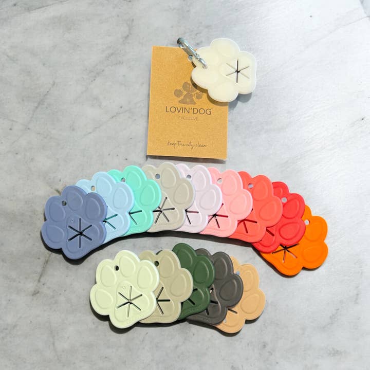 LOVIN'DOG - Wholesale Pet poo bag dispenser - Dog Poop Bag Holder Paw Cherry Berry (Fragrance)3