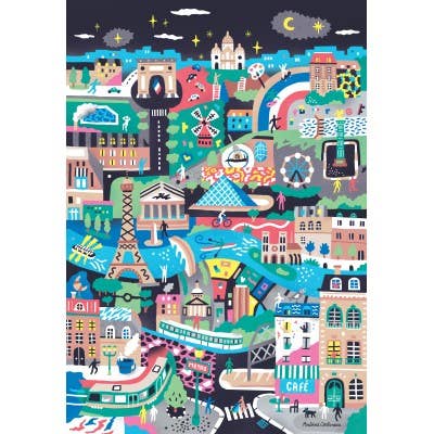 Pieces & Peace - Wholesale Puzzle - Adult - 1000 Piece Puzzle - Monuments of Paris1