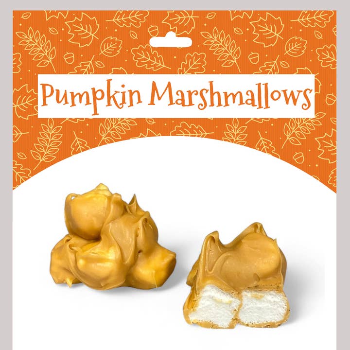 Pumpkin Spice Marshmallow Fall Halloween Candy for wholesale by Country Chocolates