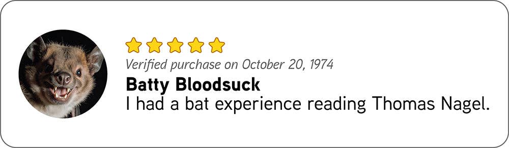 The Philosopher's Shirt - Wholesale Screen Printed T-Shirt - Unisex - Thomas Nagel: Bat Experience - Unisex Classic T-Shirt8