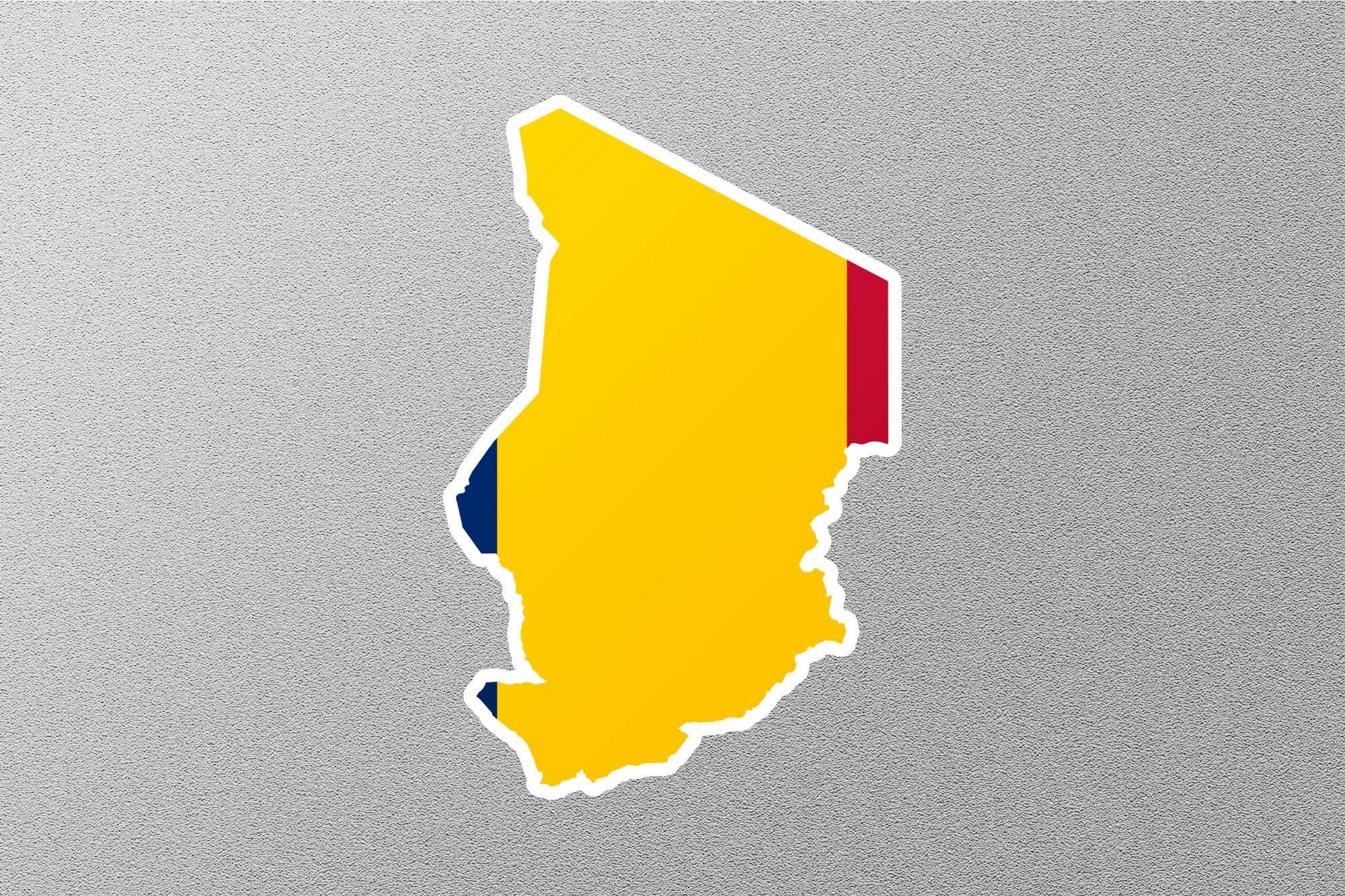 GraffMerch.com - Wholesale Sticker - Flag of Chad Sticker0