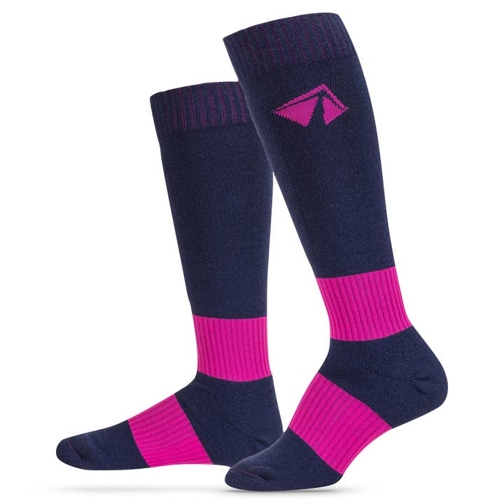 Ski-Lite Performance Ski Sock - Medium/Pink for wholesale by Lift 23