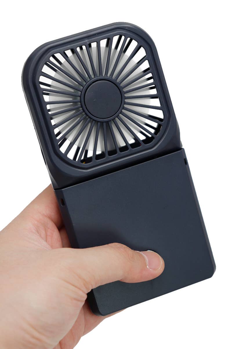 Cap Zone - Vente Ventilateur électrique portatif - Ventilateur électrique portable pliable avec support téléphone2
