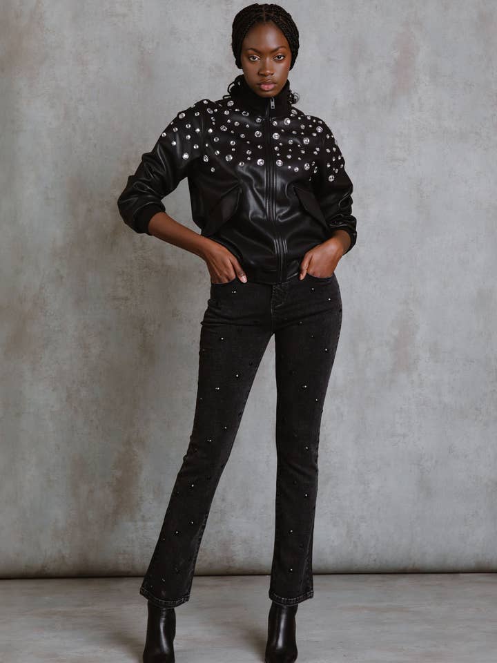 Black MADONNA JACKET for wholesale on Faire2