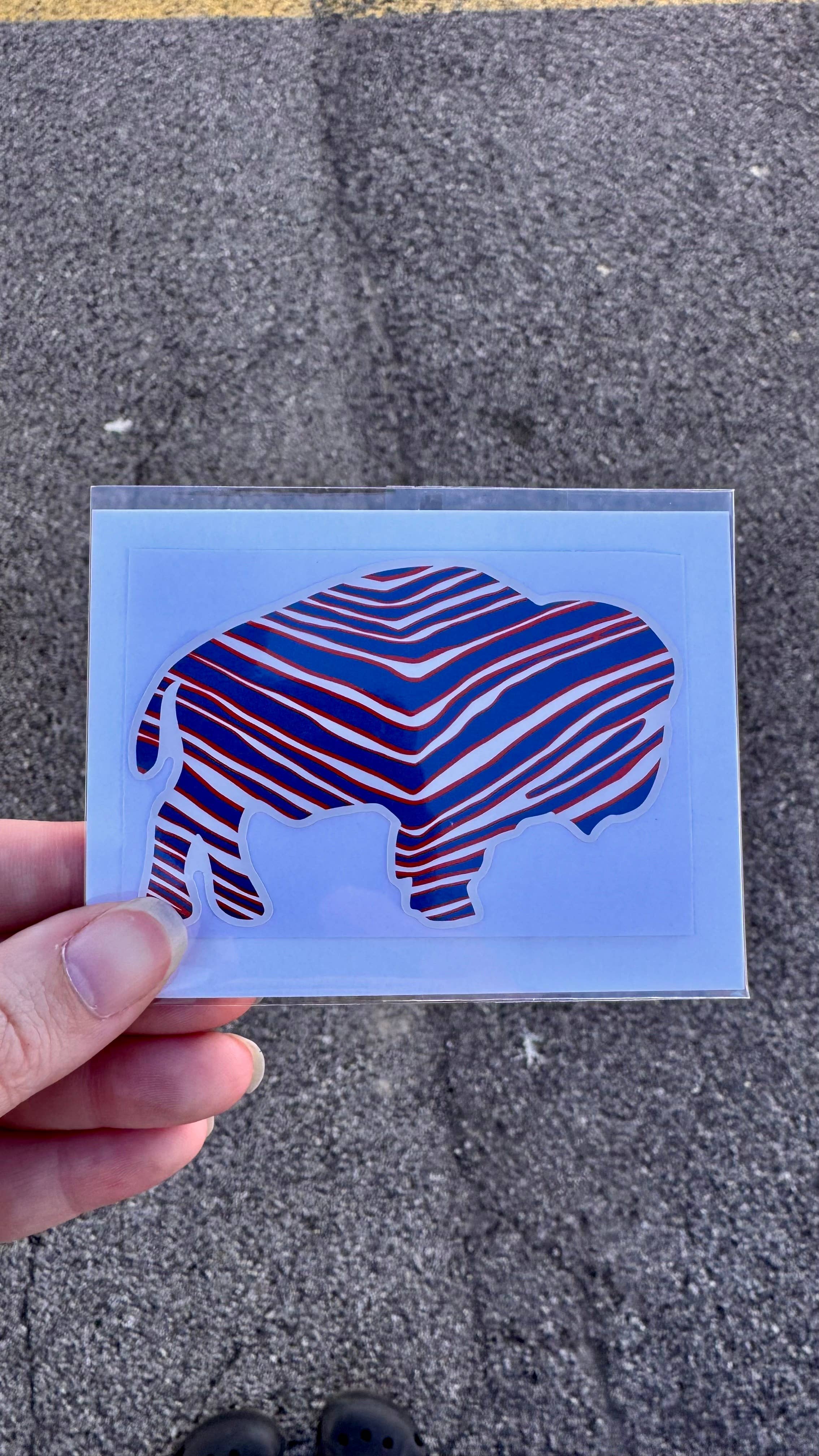 MVM Graphics – wholesale Klistermärke – Buffalo Zebra Print Klistermärke/Magnet | Bilklistermärke | Buffalo1