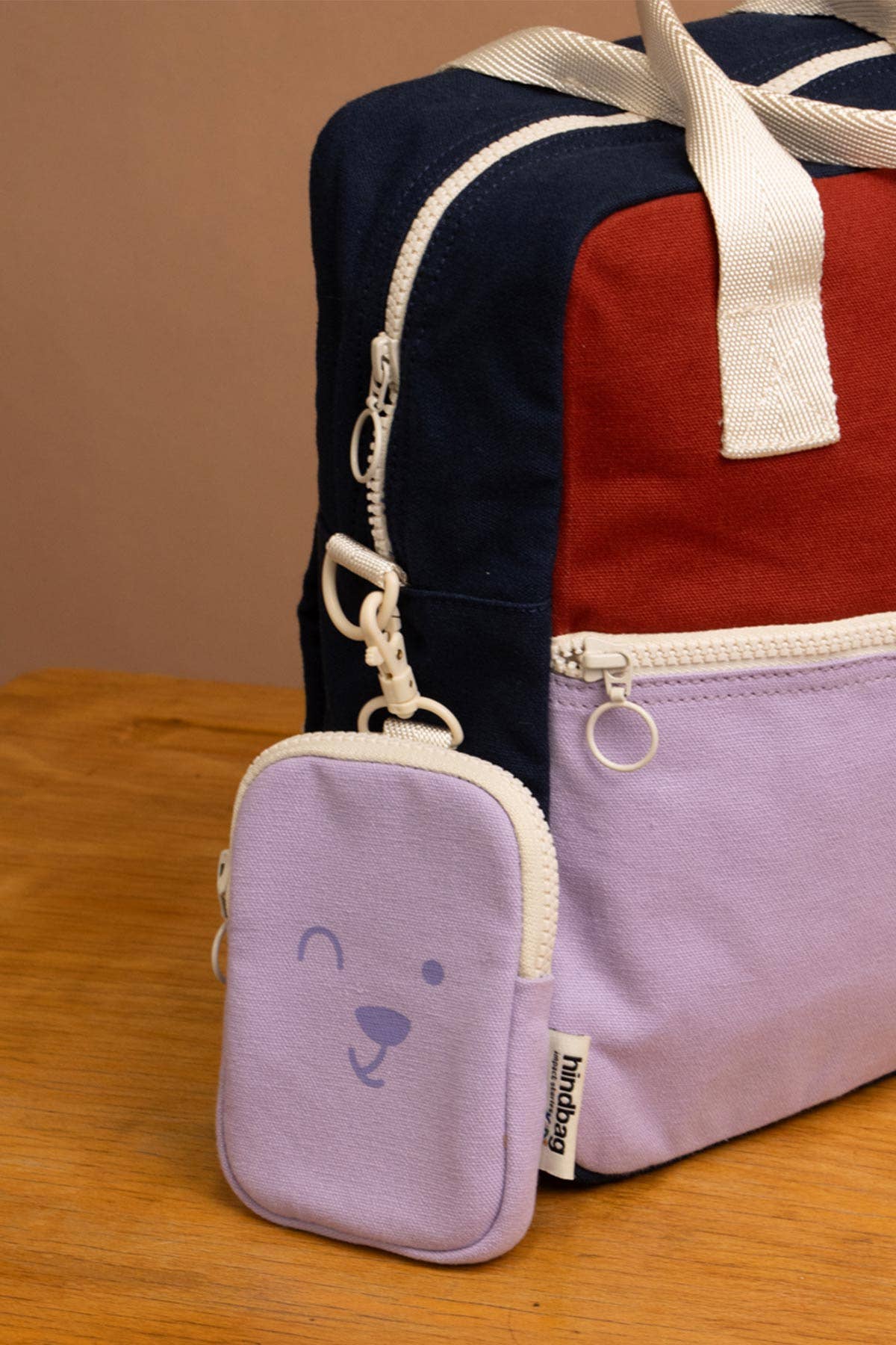 Hindbag – wholesale Ryggsäck - Barn – Arthur Tricolore Terrakotta Ryggsäck7