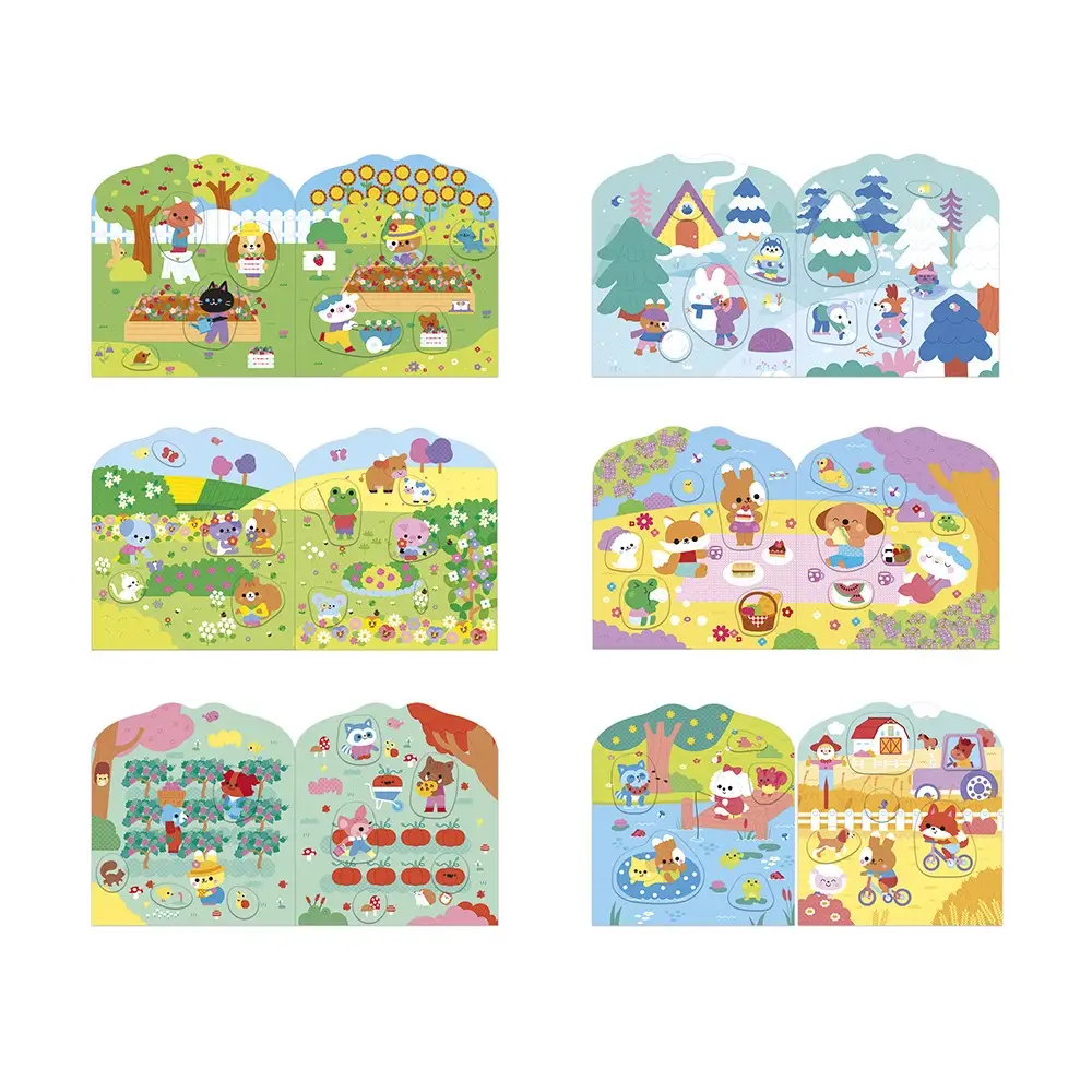 Juratoys – wholesale Sticker – Child & baby – Stickers Book - The Countryside4