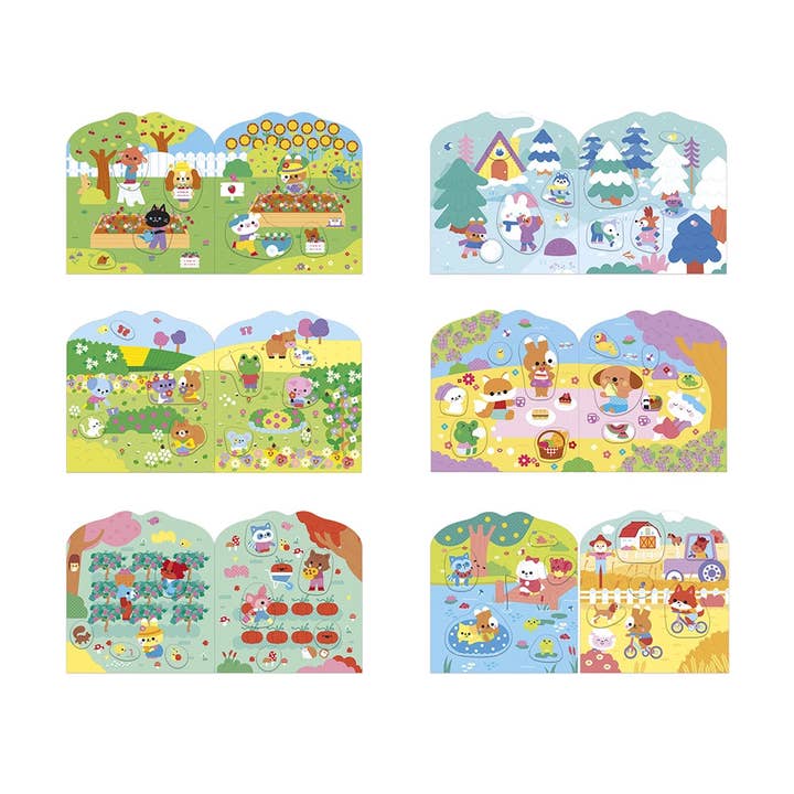 Juratoys – wholesale Sticker – Child & baby – Stickers Book - The Countryside4