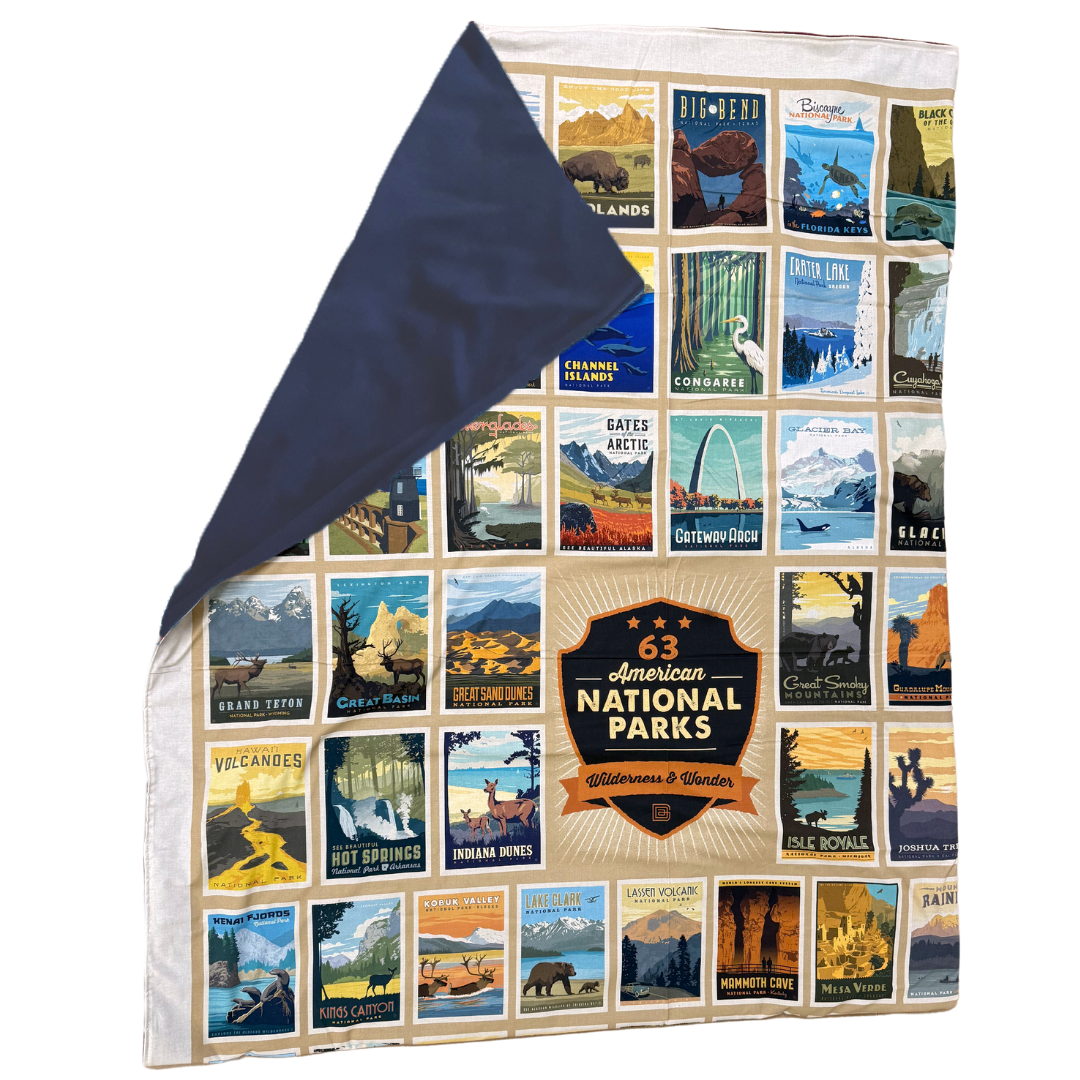 AdventureUs - Wholesale Throw Blanket - National Parks Fleece Lined Blanket - USA Made2
