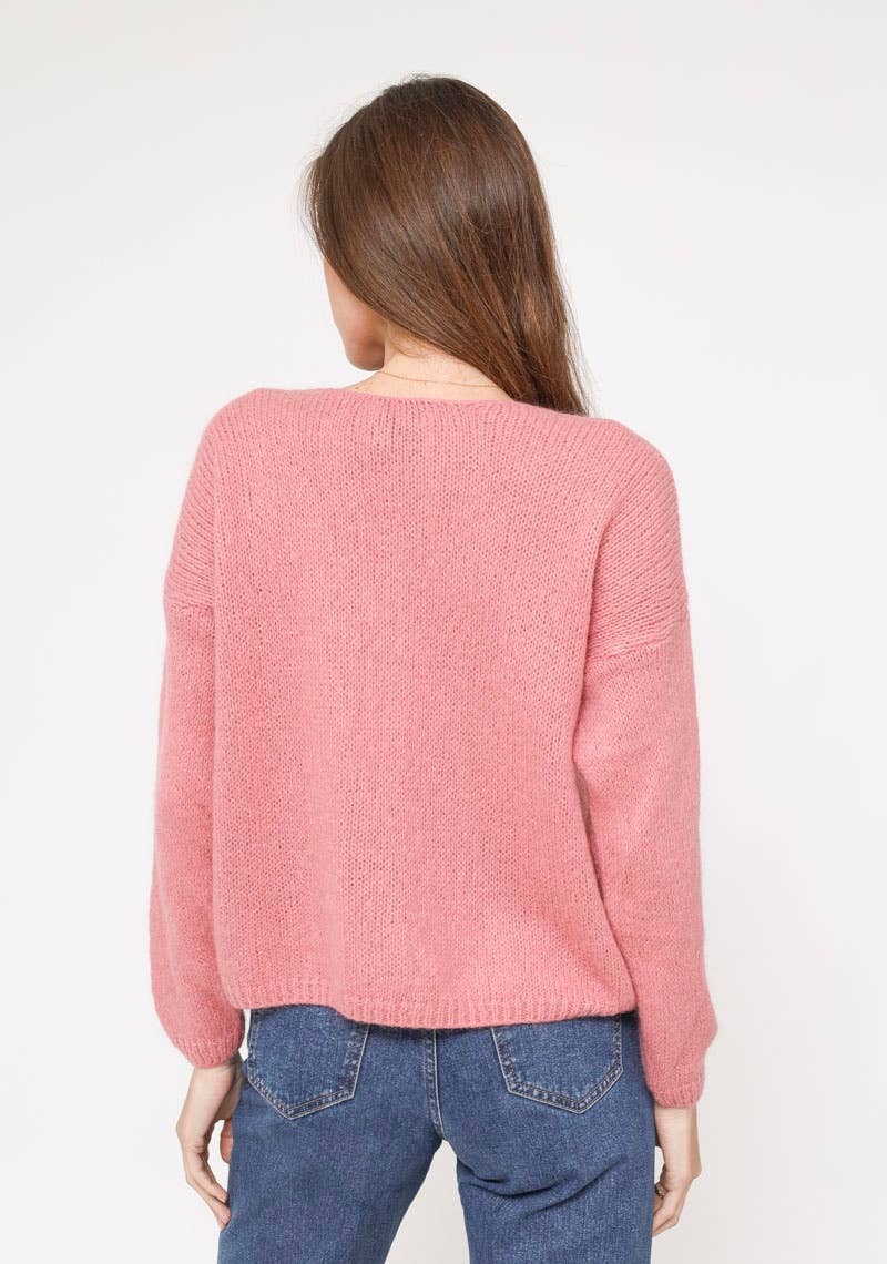 LINEN & COTTON HOUSE – Großhandel Jacke – Damen – 8561 JACKE AUS MOHAIRWOLLE, HERGESTELLT IN ITALIEN1