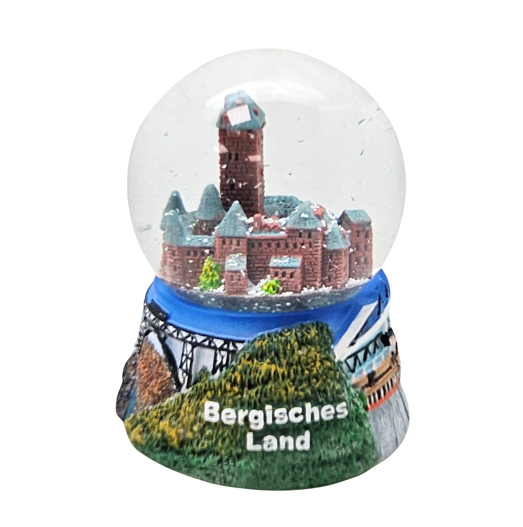 Schneekugelhaus - Wholesale Snow Globe - Souvenir snow globe Bergisches Land with Schloss Burg0