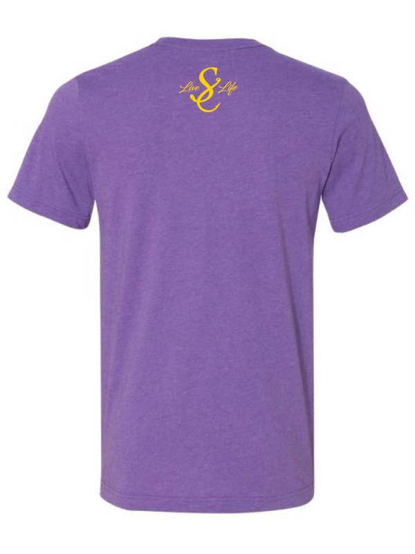 Purple Tiger Claw Short Sleeve Tee for wholesale on Faire2