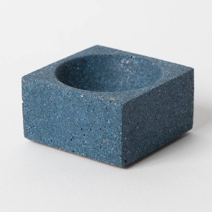 pretti.cool - Wholesale Incense Holder - Square Incense Holder | Cobalt Terrazzo0