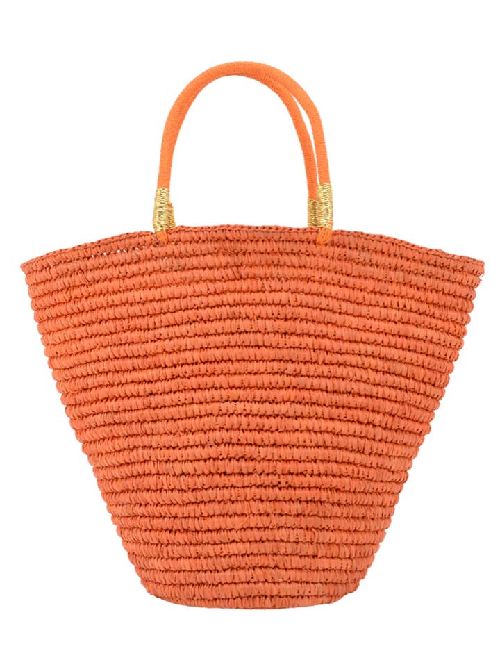 The Cora - Tangerine Tote Bag for wholesale by Chloe Alexis