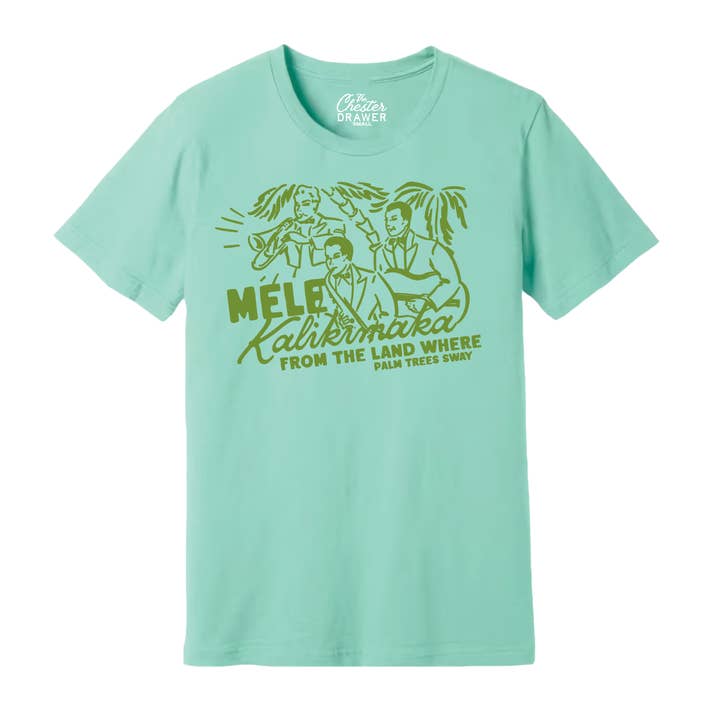 Mele Kalikimaka T-Shirt for wholesale by The Chester Drawer