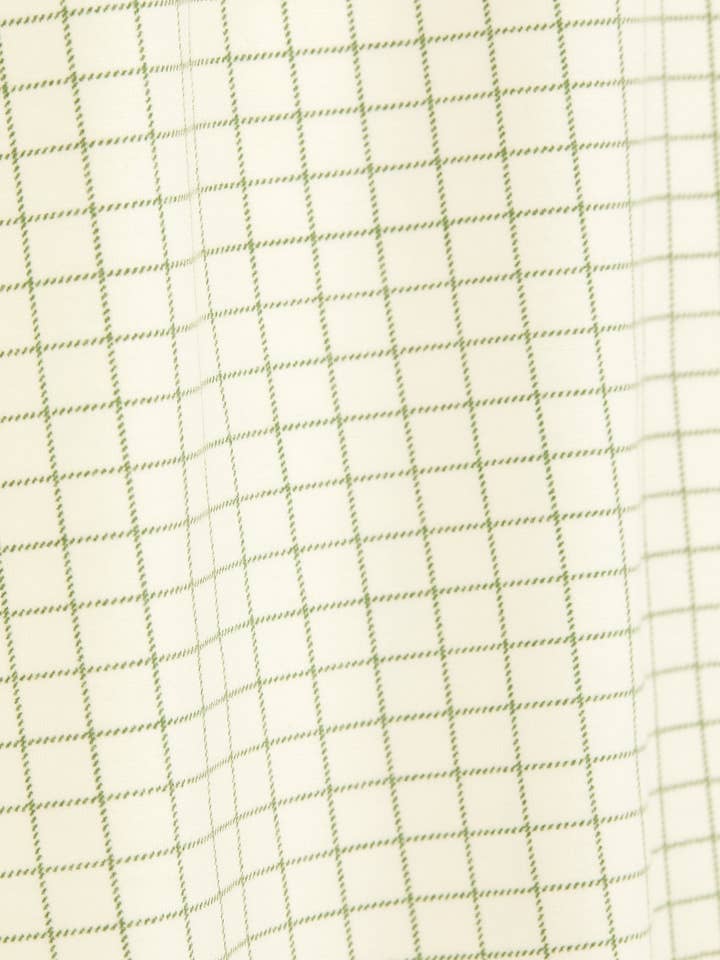 Perfect Polo Neck in Sage Green Check for wholesale by TROY London