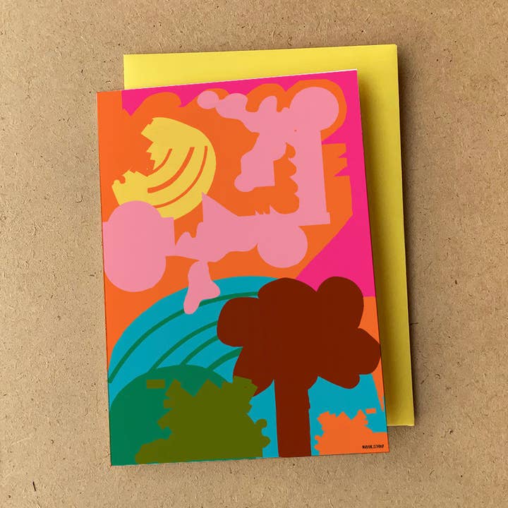 'Peak Summer' Greeting Card for wholesale by RUDE