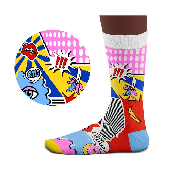 Sock Affairs - Wholesale Socks - Unisex - Pop Art Socks Gift1