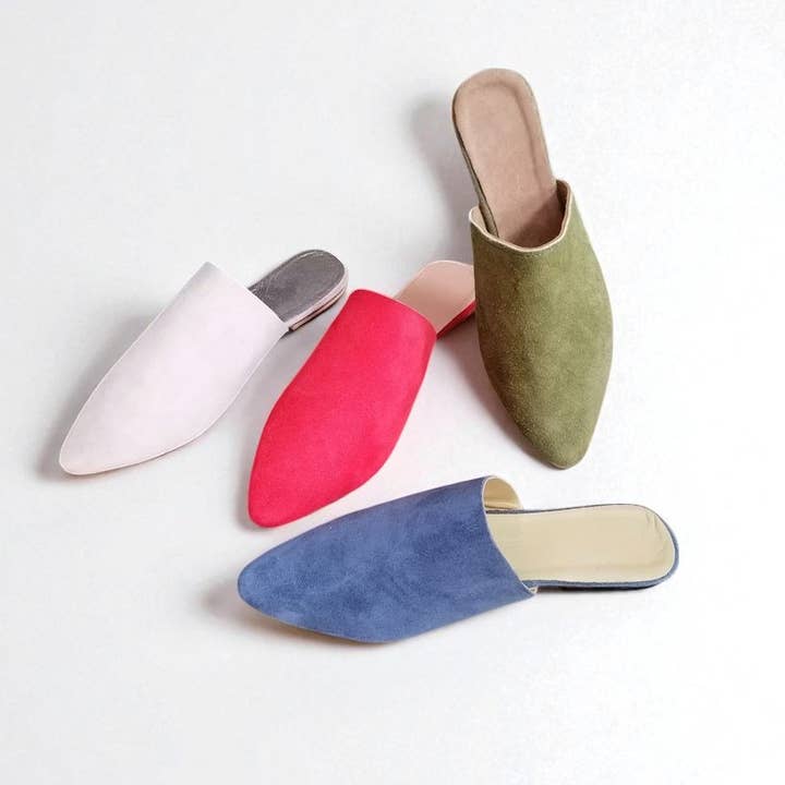 Handmade Moroccan Babouche Slippers - Wholesale Leather for wholesale by HandmadeBestSeller