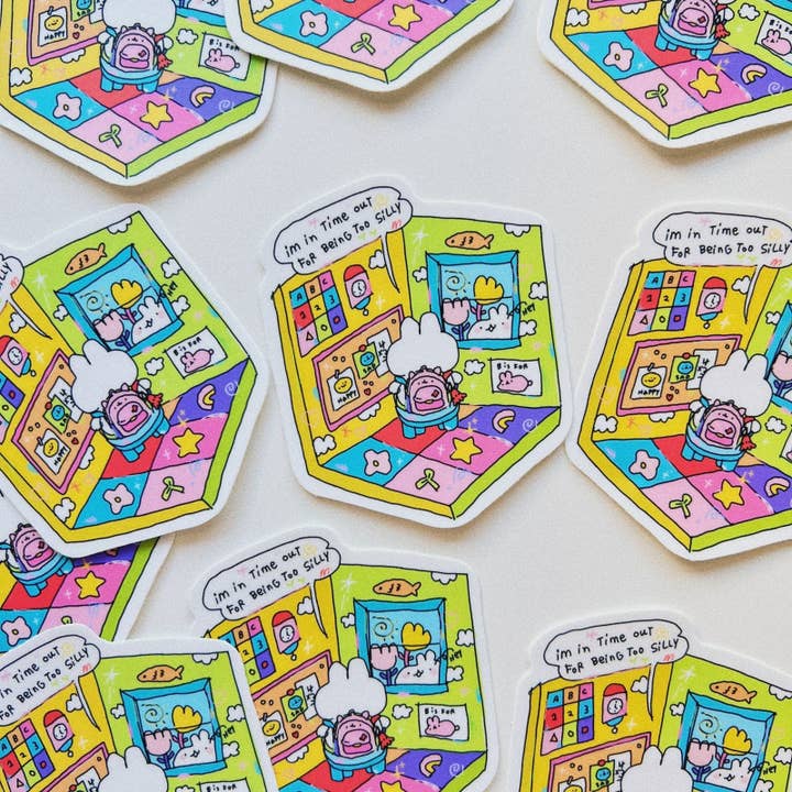 Zu alberner Timeout-Aufkleber für den Großhandel von tabetaaii