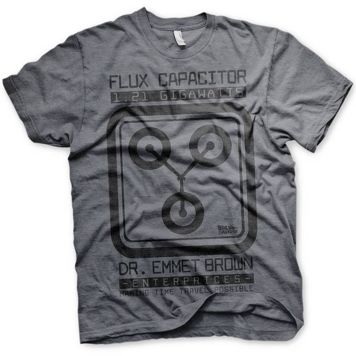 Hybris Production AB - Wholesale Screen Printed T-Shirt - Unisex - Flux Capacitor T-Shirt0