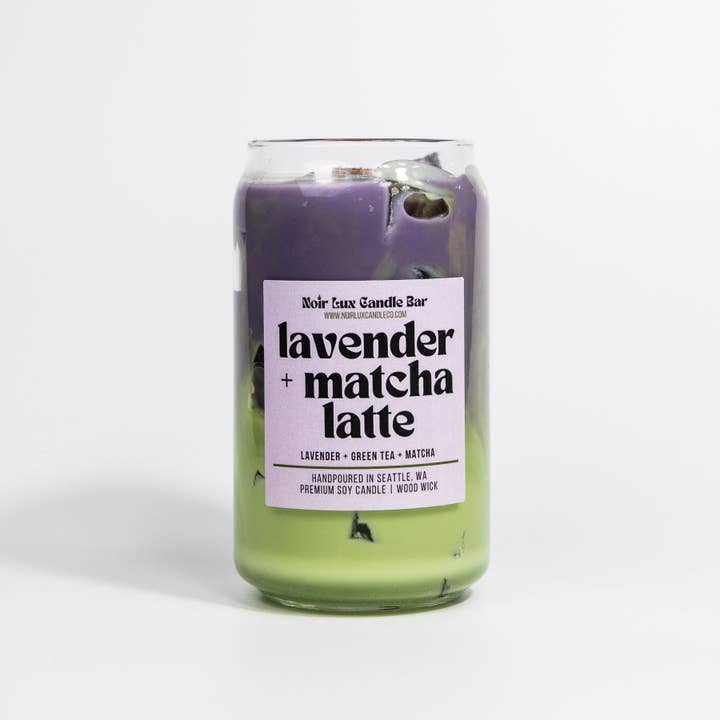 Iced Lavender Matcha Latte voor wholesale door Noir Lux Candle Co