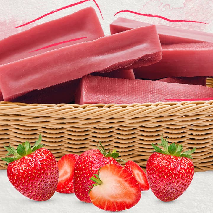 Kathmandu's Authentic Himalayan Cheese Yak Chew - Wholesale Pet Treats - Dog - Strawberry Flavored Yak Chews by THE SAFE DOG CHEW2