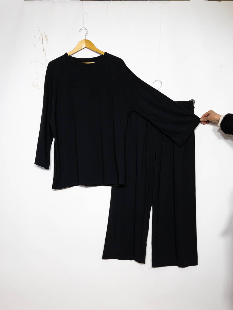 IDEAL OUTFIT - Vente Ensemble haut et pantalon (PAS d'intérieur) - Femme - Abaya ensemble ref:2335-59 COT3