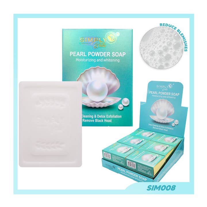 Simply Bella SIM008 Pearl Powder Whitening Soap - 12 and other Purchase Wholesale soap powder. Free Returns & Net 60 Terms on Faire trending on Faire.