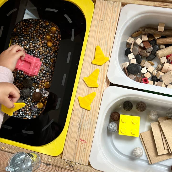 Stars and Sensory – wholesale Leksaksset - Barn – Stor insats för byggväg och tåg i Flisat5