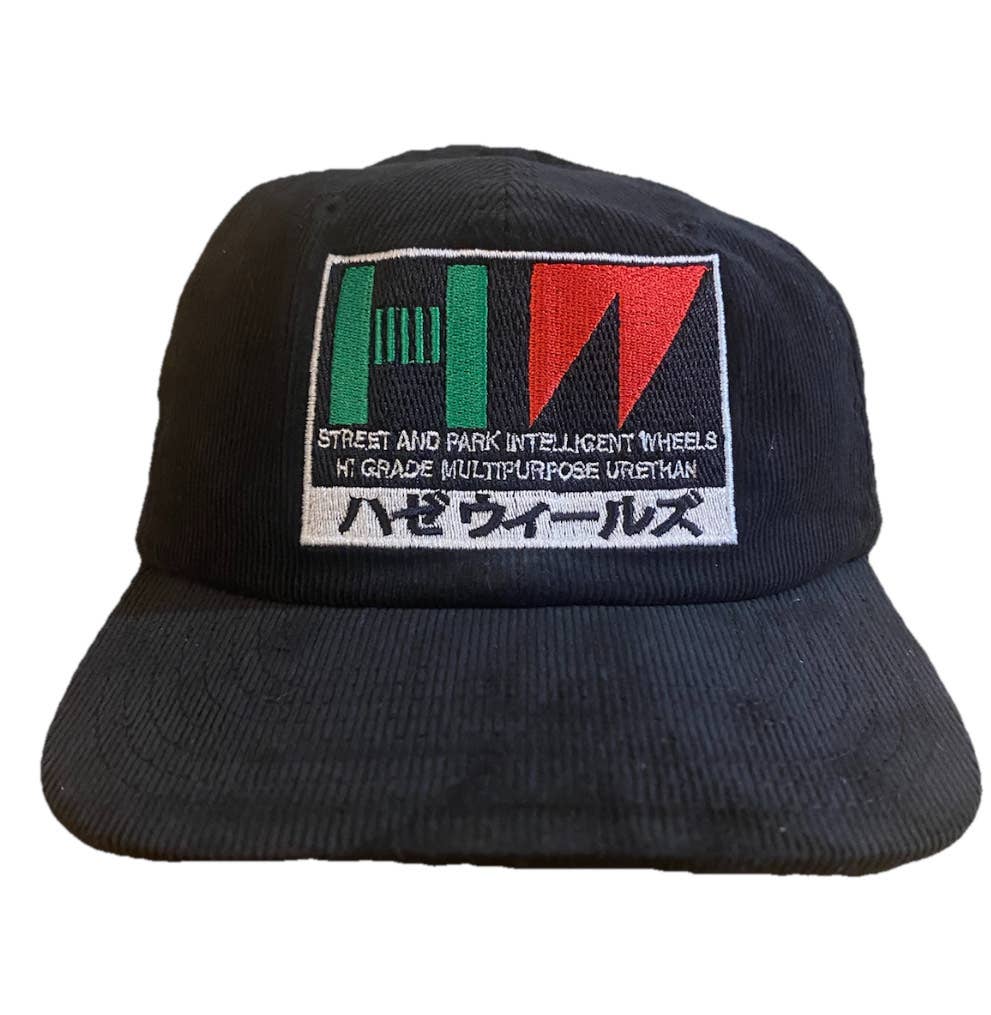 HAZE WHEELS - Wholesale Flat Brim Cap - Unisex - Haze caps MD black corduroy0