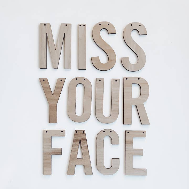 Custom Letter Phrase Banner for wholesale by Fresh Squeezed Goods