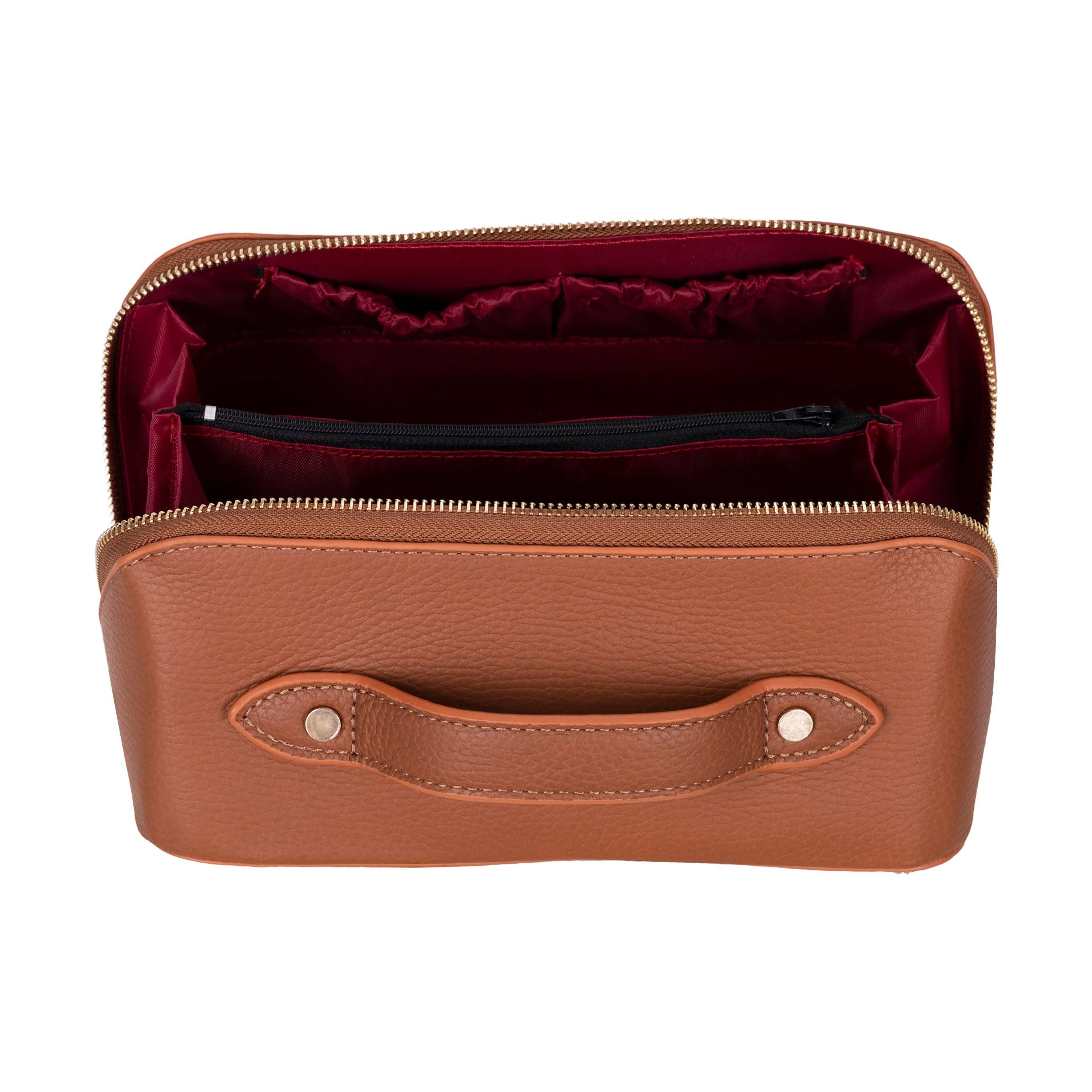 Lupinny Leather - Vente Trousses de maquillage/cosmétique - Trousse de maquillage en cuir Ellati – Trousse de toilette et étui de voyage durable71
