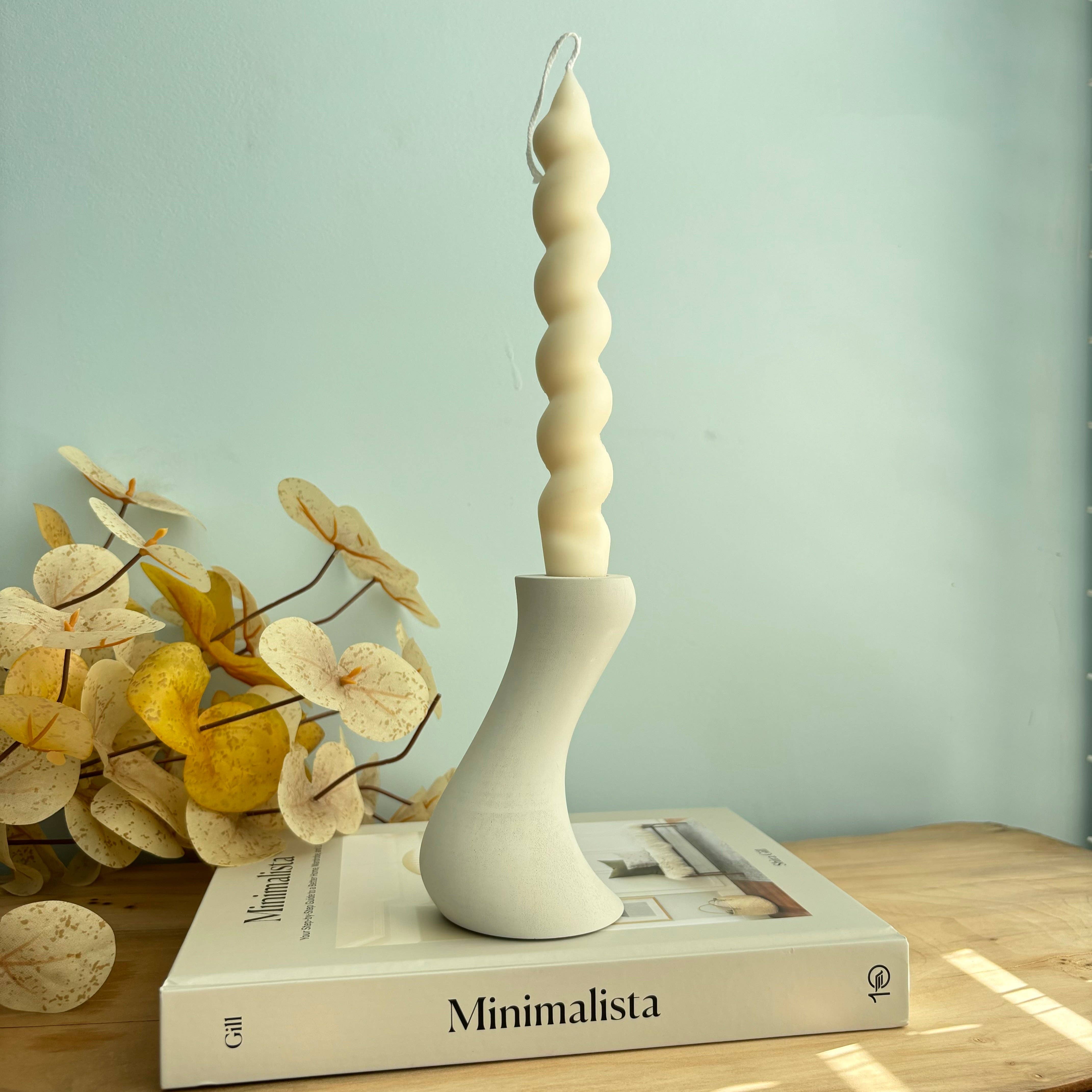 Fancy Concrete - Wholesale Candle Holder - Leto - Taper Candle Holder2