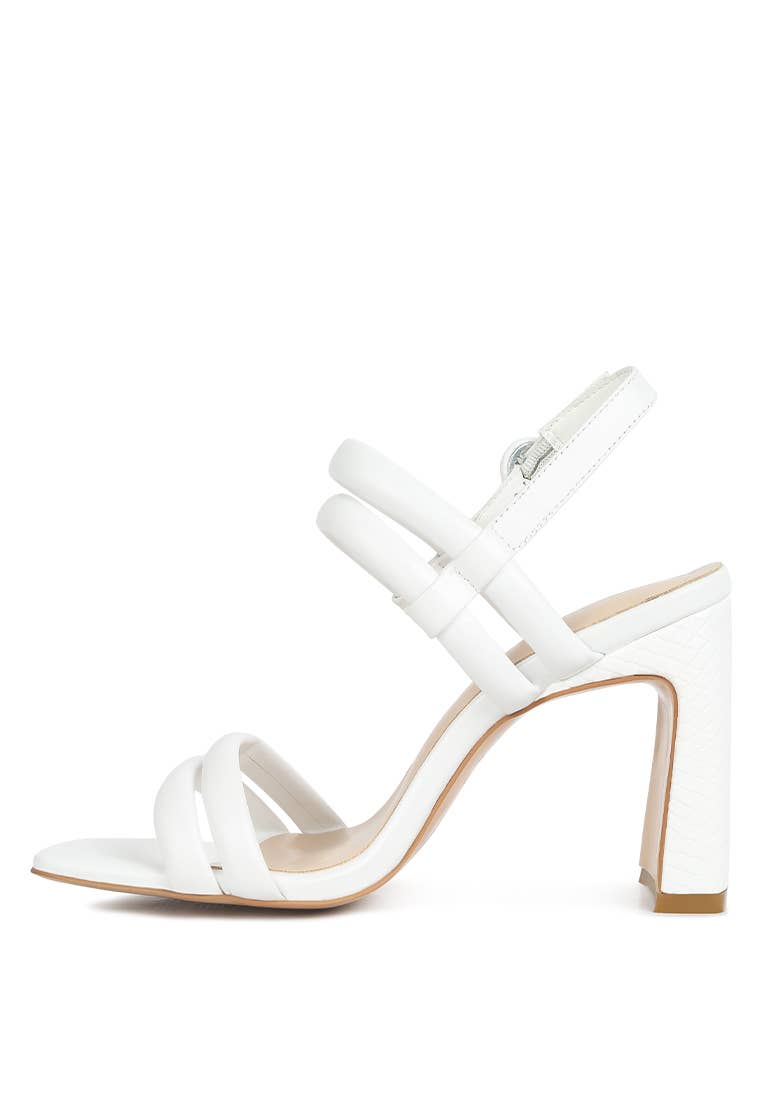 Rag Company - Vente Talons hauts – femme - Sandale à talons carrés AVIANNA Slim9