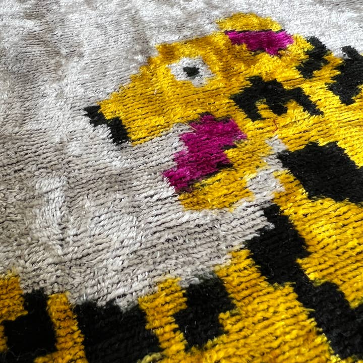 Ikat Atelier – Rolo de tecido por atacado – tecido ikat, tecido ikat tigre, tecido tecido à mão ikat6