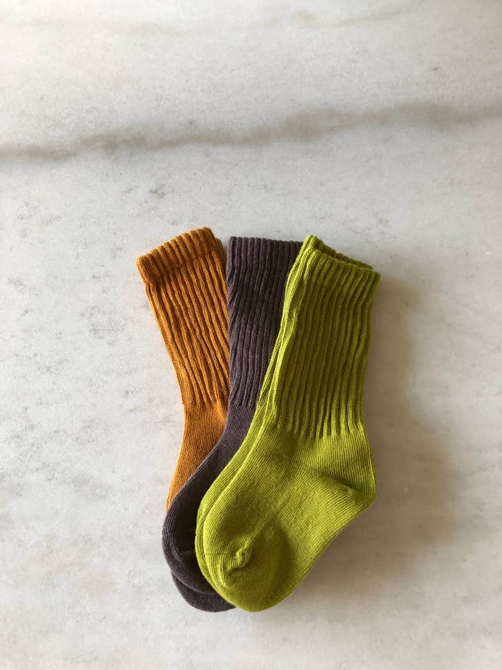 Billy Bamboo - Wholesale Socks - Kids - TODDLER COLOR SOCK - pack of 3 ( end of November )3