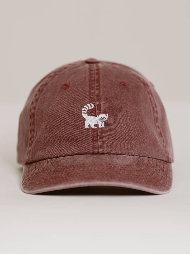 Boné Lavado Panda Vermelho for wholesale by angurä